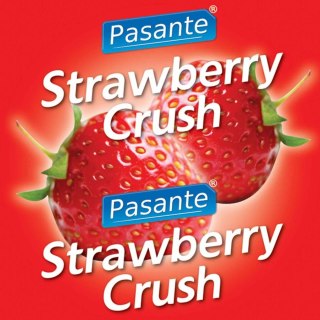 Prezerwatywy truskawkowe Pasante Strawberry Crush czerwone 144 szt