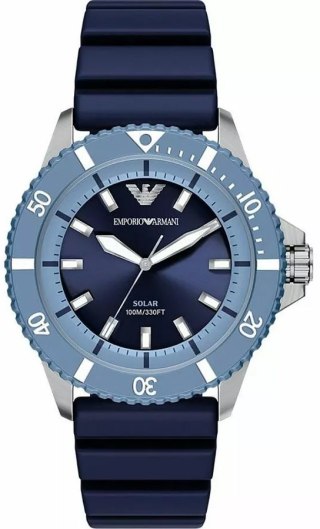 EMPORIO ARMANI Zegarek Męski EMPORIO ARMANI World Explorer Solar AR11785 + BOX