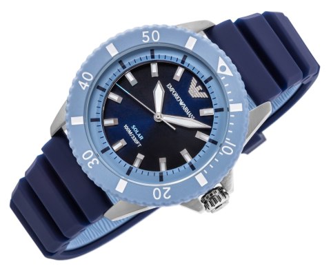 EMPORIO ARMANI Zegarek Męski EMPORIO ARMANI World Explorer Solar AR11785 + BOX