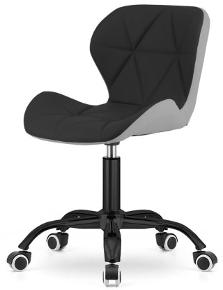 Lugano Krzesło obrotowe VASTO OFFICE PU BLACK + GREY SMOKE
