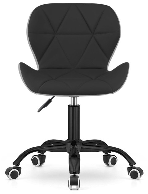 Lugano Krzesło obrotowe VASTO OFFICE PU BLACK + GREY SMOKE