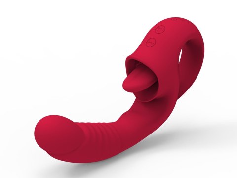 Wibrator liżący B Series Magic silikonowy USB 10 funkcji