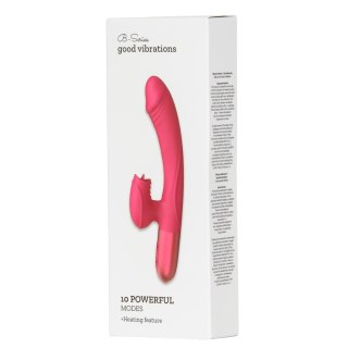 Wibrator silikonowy Series Fox USB z podgrzewaniem 20 cm