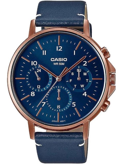 Casio ZEGAREK MĘSKI CASIO MTP-E321RL-2A (zd190a) + BOX