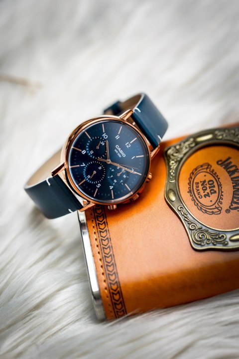 Casio ZEGAREK MĘSKI CASIO MTP-E321RL-2A (zd190a) + BOX