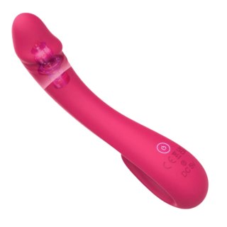 Wibrator punktu G Vibey elastyczny różowy USB 19 cm