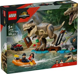 76975 | Ucieczka rzeką przed tyranozaurem LEGO