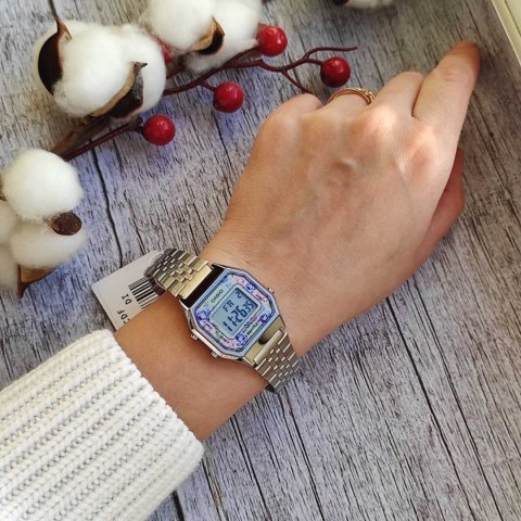 Casio ZEGAREK DAMSKI CASIO LA680WA-2C (zd631i) + BOX