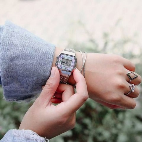 Casio ZEGAREK DAMSKI CASIO LA680WA-2C (zd631i) + BOX