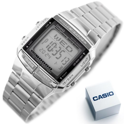 Casio ZEGAREK MĘSKI CASIO DATABANK DB-360-1A (zd161a) + BOX