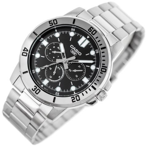 Casio ZEGAREK MĘSKI CASIO MTP-VD300D-1E (zd268a) + BOX