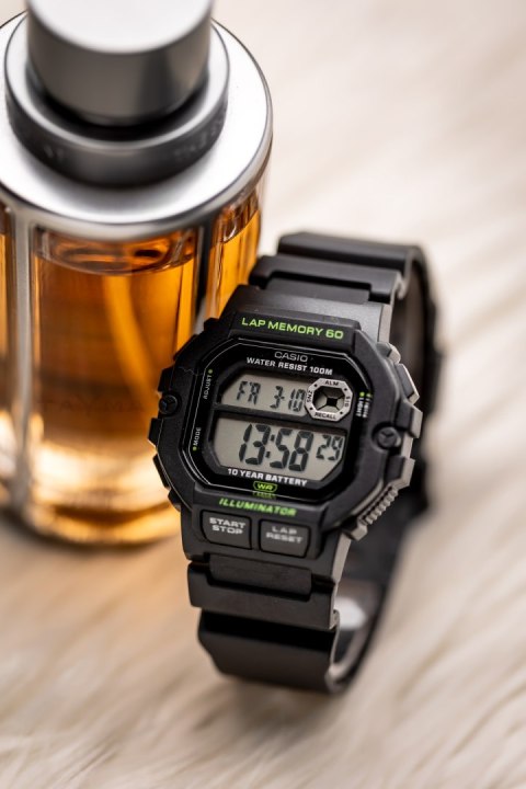 Casio ZEGAREK MĘSKI CASIO Sports WS-1400H-1A + BOX