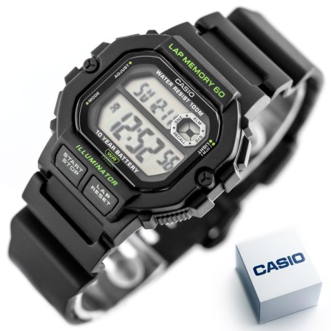 Casio ZEGAREK MĘSKI CASIO Sports WS-1400H-1A + BOX