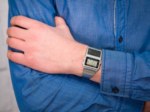 Casio ZEGAREK MĘSKI CASIO VINTAGE DATABANK DBC-611-1D + BOX