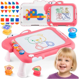 Znikopis tablica magnetyczna układanka stolik dla dzieci tangram Ricokids RK-823