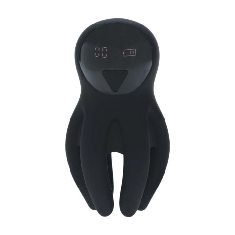 Stymulator główki penisa Levelz by Shots silikonowy z wypustkami czarny USB