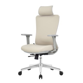 Fotel biurowy ergonomiczny ANGEL GelatO Szary