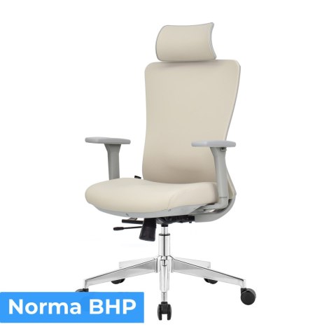 Fotel biurowy ergonomiczny ANGEL GelatO Szary
