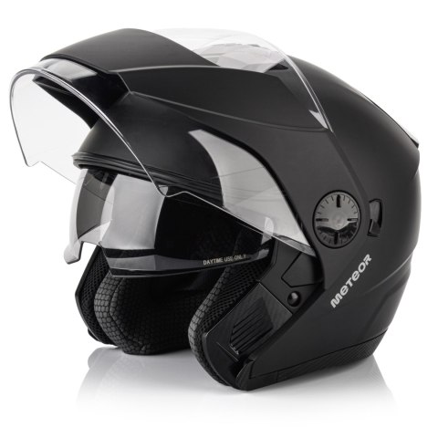 Kask motocyklowy Meteor Hekato M 57-58 cm czarny