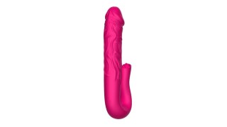Wibrator z obrotowym językiem B Series Cute silikonowy USB 23 cm