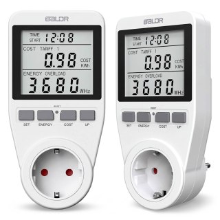 Watomierz jednofazowy Baldr BD-990 biały