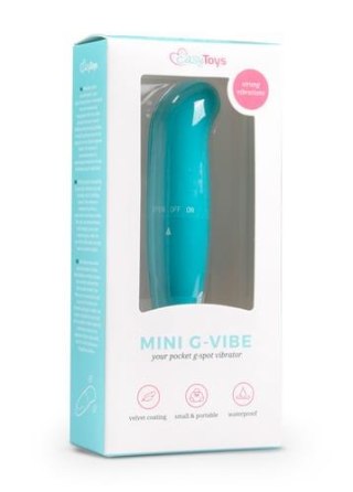 Mini wibrator punktu G EasyToys niebieski 12 cm