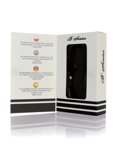 Mini wibrator silikonowy USB 10 funkcji wodoodporny B Series Magic