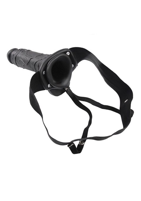 Proteza penisa Real Rapture czarna 20.5 cm z jądrami