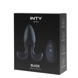 Wibrator analny INTY Toys Blade silikonowy USB z pilotem