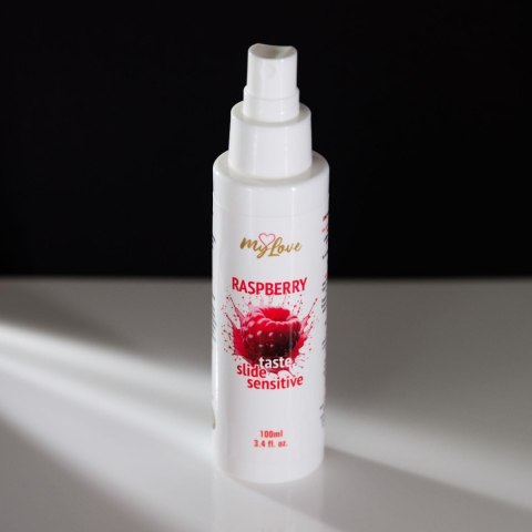 Żel intymny smakowy malinowy MyLove Taste Slide Sensitive 100 ml