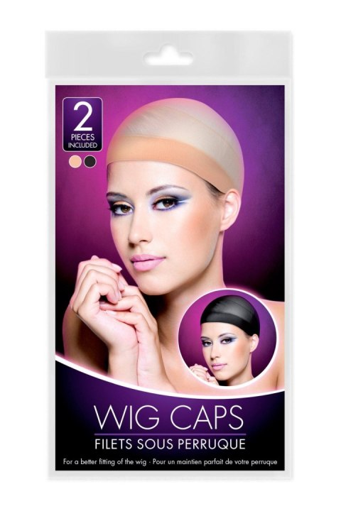 Zestaw siatek pod peruki World Wigs czarny i cielisty