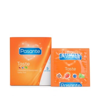 Prezerwatywy smakowe Pasante Taste 3 sztuki