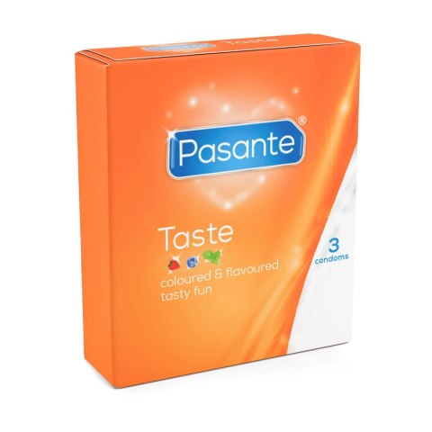 Prezerwatywy smakowe Pasante Taste 3 sztuki