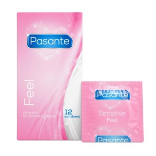 Prezerwatywy ultra cienkie Pasante Sensitive Feel naturalne 12 szt