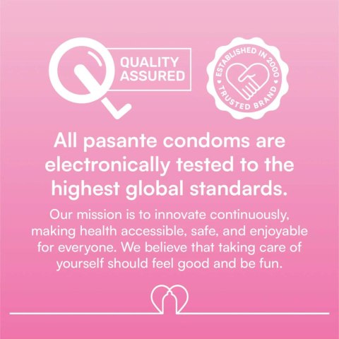 Prezerwatywy ultra cienkie Pasante Sensitive Feel naturalne 12 szt