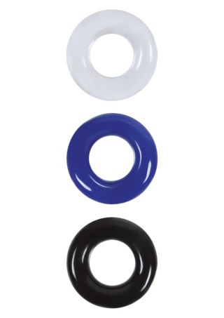 Pierścienie erekcyjne Renegade Stamina Rings multicolor TPR 3 szt
