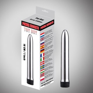 Wibrator Toy Boy Power Escorts czerwony 18 cm AA