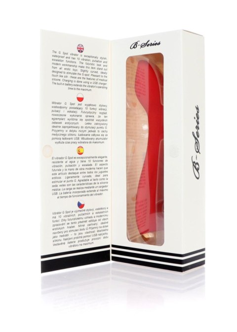 Wibrator punktu G silikonowy B Series Magic USB 10 funkcji