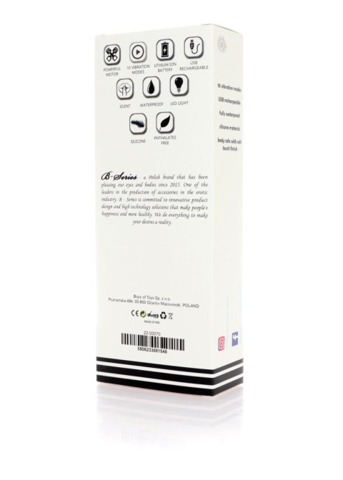 Wibrator punktu G silikonowy B Series Magic USB 10 funkcji
