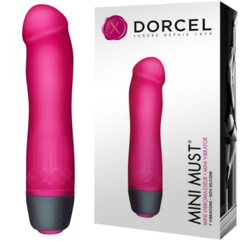Mini Wibrator Silikonowy Dorcel Must Różowy 12 cm