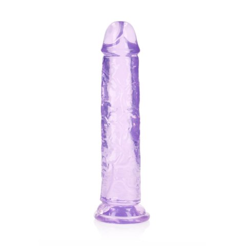 Dildo realistyczne RealRock przezroczyste z przyssawką 20 cm