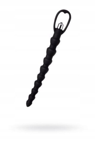 Analny łańcuszek wibracyjny A-Toys silikonowy czarny 32,7 cm