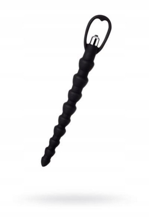 Analny łańcuszek wibracyjny A-Toys silikonowy czarny 32,7 cm