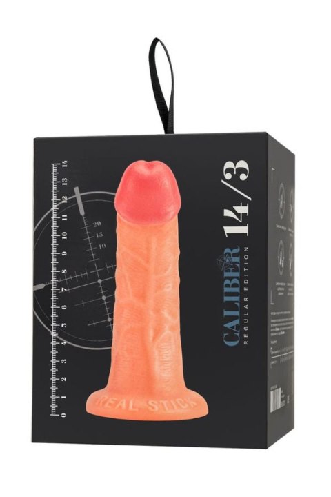 Dildo realistyczne Caliber cieliste 14 cm z przyssawką