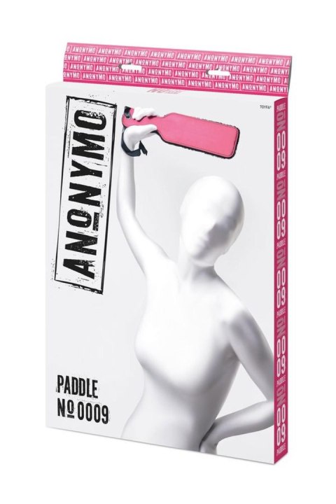 Klapki BDSM poliestrowe Anonymo czerwone 37 cm