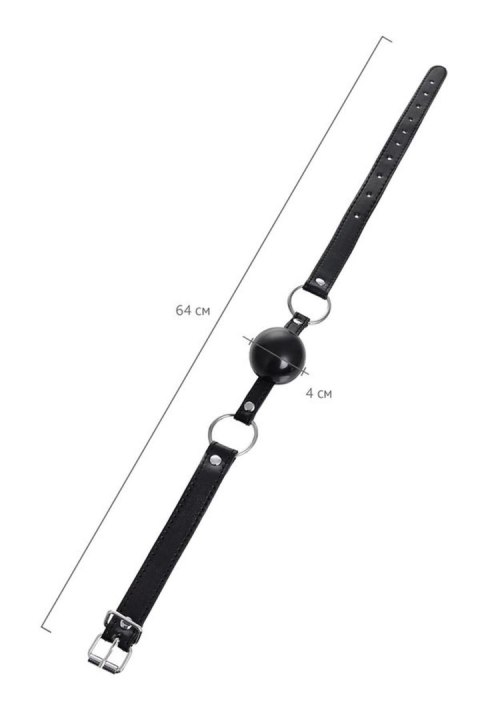 Knebel kulowy Anonymo TPR czarny 64 cm