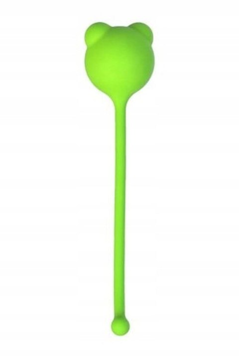 Kulki waginalne silikonowe A Toys zielone 12 cm