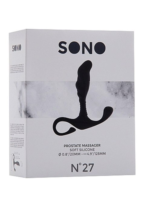 Masażer prostaty Sono No.27 silikonowy ABS czarny