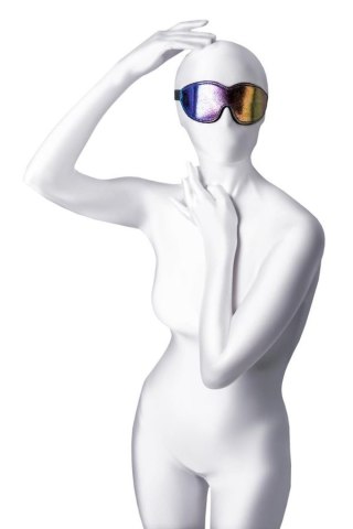 Maska BDSM Anonymo PVC z nadrukiem 27,5 cm