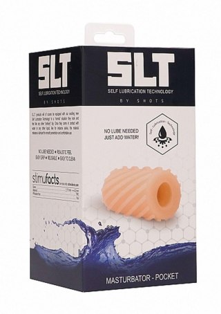 Masturbator kieszonkowy SLT z samonawilżaniem cielisty